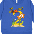 thumbnail image 3 of Inktastic I'm O-fish-ally Two Cute Clownfish Second Birthday Toddler Sweatshirt, 3 of 4