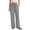 Gray #013, variant on Wide Leg Pants for Women Casual Flowy Crepe Trousers Wrinkle Free Relaxed Fit Lounge Work Business with Pockets Yellow L