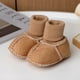 thumbnail image 4 of Xihbxyly Zapatos de Bebé de Suela Suave, Cálidos y Transpirables de Imitación de Piel de Oveja, Antideslizantes, para Interior de Invierno, Cómodos, Elásticos, Forro Suave de Algodón y Lana, Fáciles, 4 of 5