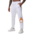 thumbnail image 5 of Men's Winter Fleece Pants Sherpa Lined Sweatpants Active Running Jogger Pants, 5 of 6