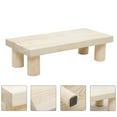 thumbnail image 2 of 1pc Wood Footstool Household Kid Stool Living Room Stool Furniture (Wood Color), 2 of 8
