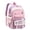 Purple pink_Large, variant on School Backpack Casual Laptop School Bag with Pins and Pendant for Student
