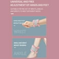 thumbnail image 5 of RUIG Wrist and Ankle Weights, Wearable Bracelet to Strengthen,Adjustable Fitness Training Gear for Running, Dance, Student Workouts,1 Pair Weighted Ankle Weights Set, 0.5kg,1kg, 5 of 9