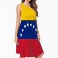 thumbnail image 2 of Flag Of Venezuela Dress Loose Women'S Dress Beach Dresses With Pockets Dresses For Womens, 2 of 4
