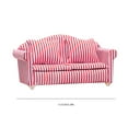 thumbnail image 2 of LIJCC Mini Furniture Living Room Scene Model Dollhouse Dollhouse Furniture Living Room Scene Model Small Floral Fabric Double Sofa, 2 of 5