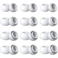 thumbnail image 1 of wonima44 AirPods Pro & AirPods Pro 2 Replacement Ear Tips – Noise-Reducing Silicone Earbud Covers with Secure Fit & Portable Storage Plastic Bag (12 Pairs-White, Large), 1 of 1