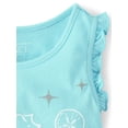 thumbnail image 2 of The Children's Place Toddler Girls Sleeveless Outfit Set, 2-Piece, Sizes 12M-5T, 2 of 4