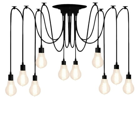 

Vintage Chandelier Multiple Adjustable DIY Pendant Lamp