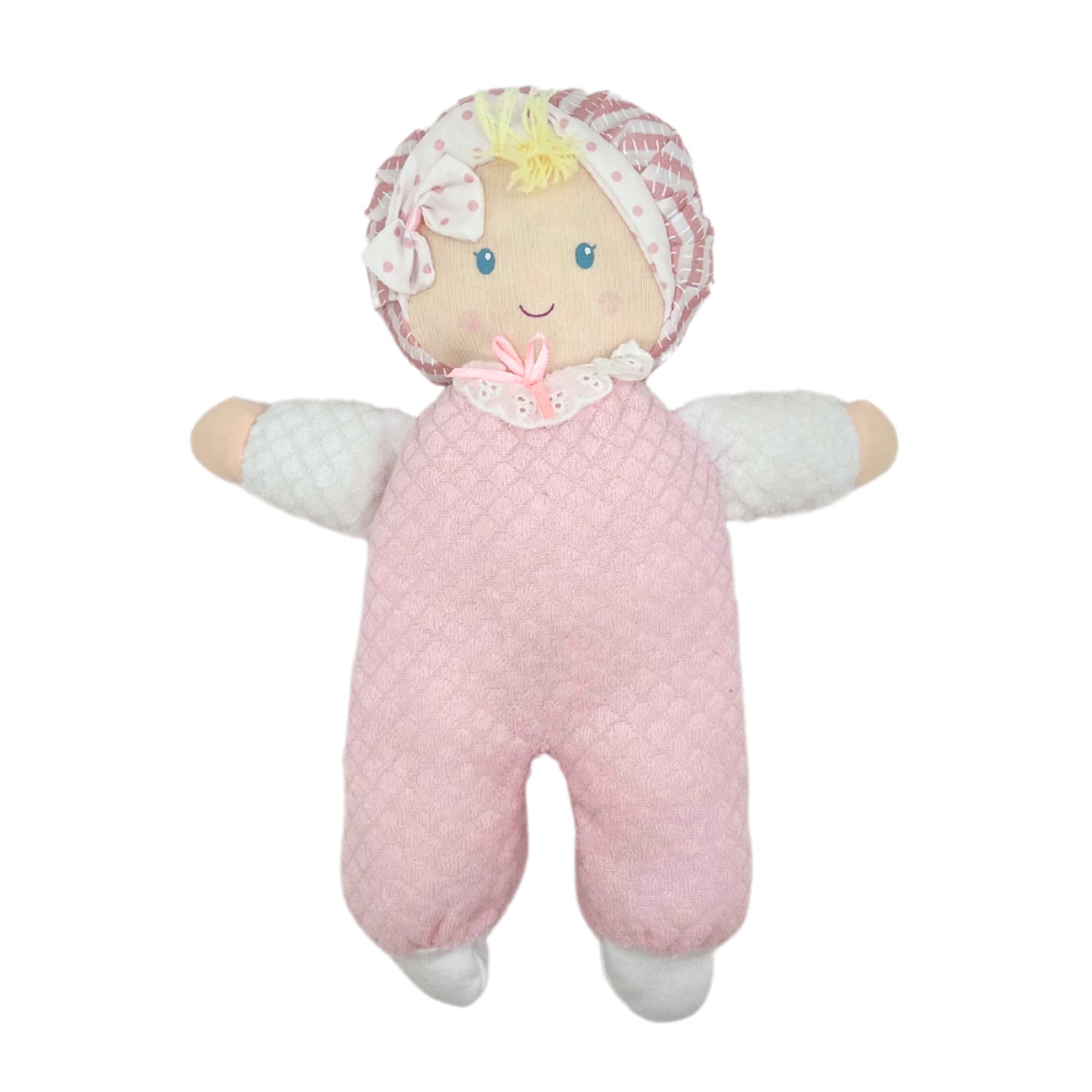 Genius Babies Eden Collection My First Baby Doll - Pink Terry Plush Keepsake for Toddlers