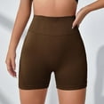 thumbnail image 2 of Gibobby Falda Shorts Mujer Ropa deportiva para mujer Pantalones deportivos para mujer Pantalones cortos deportivos Cintura ancha Pantalones cortos deportivos Pantalones de yog(Café, S), 2 of 5