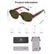 thumbnail image 5 of Lentes de Sol SOJOS Vintage y a la Moda para Mujeres SJ2218 (Carey Rojo), 5 of 5