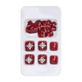 thumbnail image 1 of Lot de 24 faux ongles pour orteils, pour femmes et filles, artificiels, à couverture complète, 1 of 4