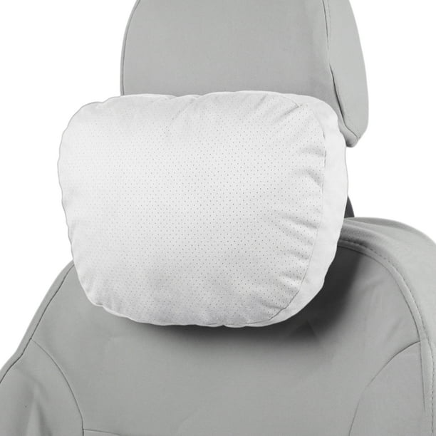 Almohada para reposacabezas de automóvil Unique Bargains Almohada ergonómica cómoda de soporte para el cuello Suede, Espuma de Memoria 2 Pcs para conducir