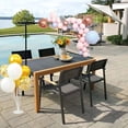 thumbnail image 7 of Over The Table Rod Stand with Clamps 98" Length 47" Height, Decoration Flowers Display Wedding Birthday Party Christmas, 7 of 7