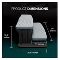 thumbnail image 6 of Spa Steps for Hot Tubs - 3 Step Outdoor Hot Tub Steps with No Slip Grip - Universal Fit for Any Spa Shape - Light Grey, 6 of 6