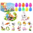 thumbnail image 2 of Rellenos Pascua Regalo 12 piezas prefabricados coloridos con bloques construcción para 6-10 años, 2 of 9