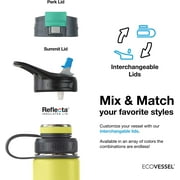 Eco Vessel 64 oz Unisex Boss Trimax Insulated Stainless Steel Water Bottle, Growler Black