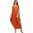 thumbnail image 1 of Robe Maxi Harem à Manches Courtes pour Femmes, 1 of 5
