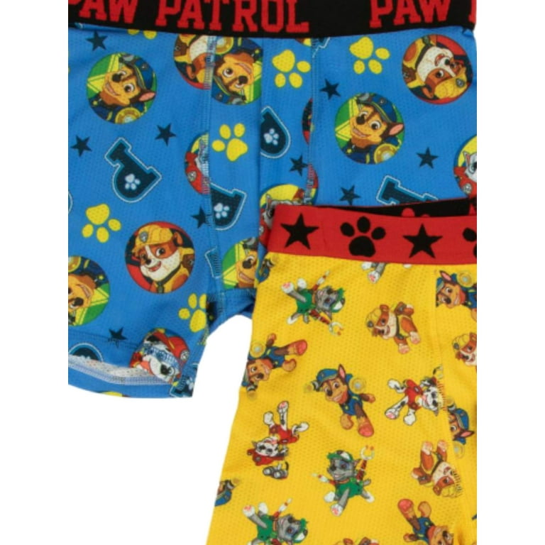 Nikelodeon Paw Patrol Boy 6 PC Boxer Briefs Underwear Size 6