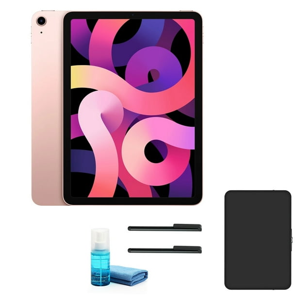 Apple iPad Air 10.9 Inch (64GB, Wi-Fi Only, Rose Gold) with Black 