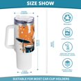 thumbnail image 3 of Cat Rack Drum 40 oz Tumbler with Handle Insulated&nbsp;Travel Mug&nbsp;Lid Straw Leak Proof Steel Vacuum Water Bottles Glasses Fits in Car Cup Holder, 3 of 7