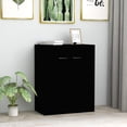 thumbnail image 1 of vidaXL Sideboard Black 60x30x75 cm Engineered Wood, 1 of 5