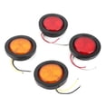 thumbnail image 4 of Luz indicadora redonda LED de 2,5 pulgadas, lámpara de alto brillo de 10V-30V para camión, remolque, 4 Uds. Jadeshay  A, 4 of 8