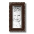 thumbnail image 2 of ArtToFrames 4x9" Classic Burgundy Picture Frame, Brown Wood Poster Frame, with Regular Glass and Foam Backing 3/16 inch (FBPL-4927), 2 of 7