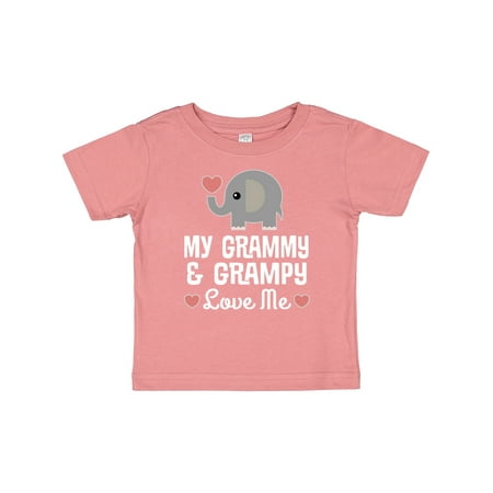 

Inktastic Grammy and Grampy Love Me Outfit Grandchild Gift Baby Boy or Baby Girl T-Shirt