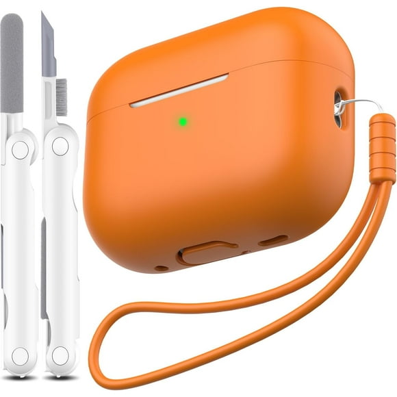 for AirPods Pro 2nd Generation Case Cover, Military Grade Anti-Fall Soft Silicone Shock-Absorbing for AirPods