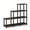 Walnut - 5 Shelf, variant on Furinno 16107WN/BR Turn-N-Tube Ladder Space Shelf, Walnut/Brown
