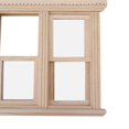 thumbnail image 4 of Casa de muñecas Ventana en miniatura Juego de imaginación Simulación de decoración de madera para la escena de la Decoración Muñeca Ornamento, 4 of 5