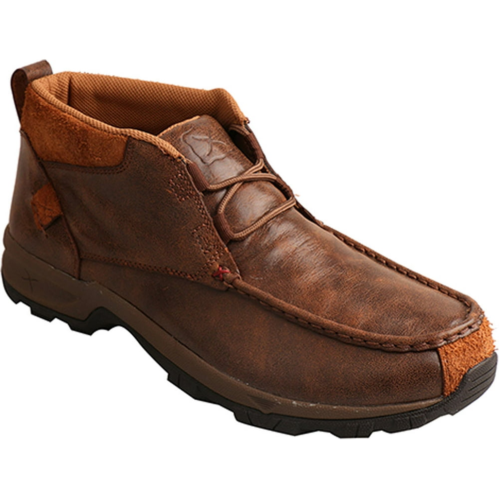 Twisted X - Men's Twisted X MHKW002 Hiker Moc Toe Chukka Boot Brown ...