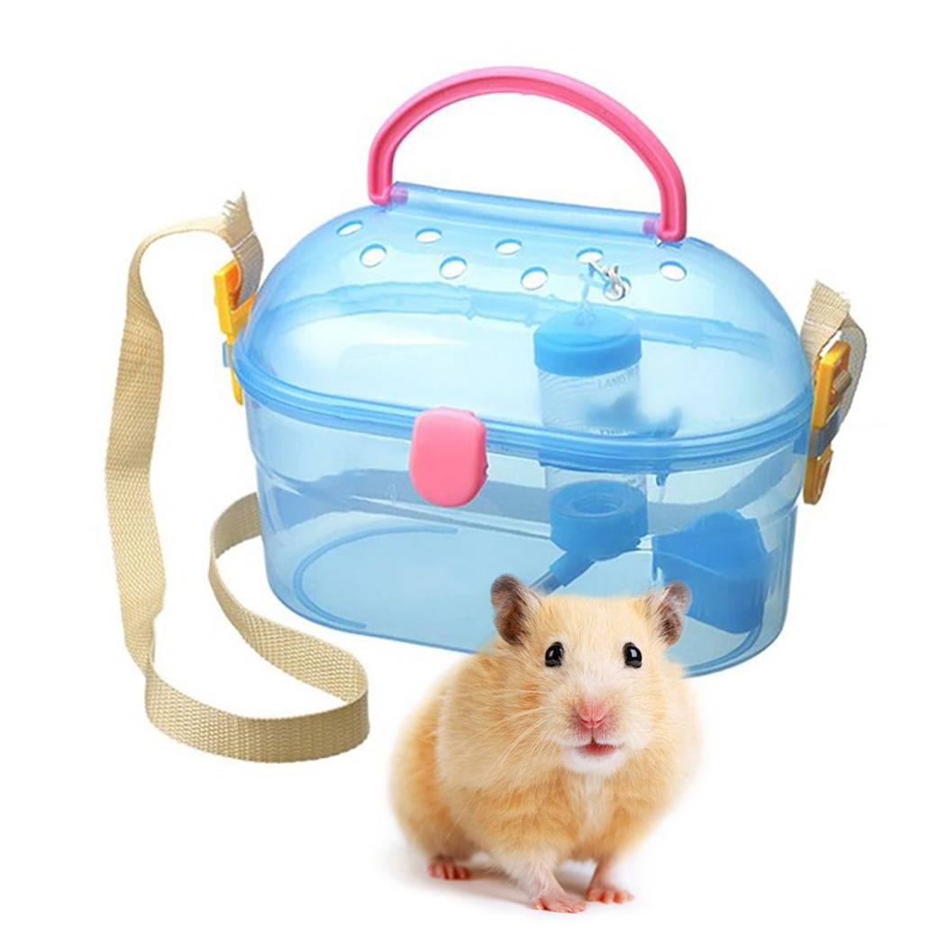 Hamster Carrier Portable Breathable Hamster Travel Cage