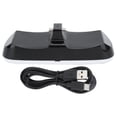 thumbnail image 1 of Base de carga de doble ranura ABS tipo C Soporte de controlador para controlador Sony PS5 GamepadNegro, 1 of 10