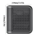 thumbnail image 3 of Qiopertar Under $5 Wall Mounted Mini Heater with Timer, 800W Electric Heater with Overheat Protection, Space Saving Plug in Heater for Bathroom, 3 of 7