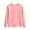 ZE-Pink, variant on Meichang 2024 Womens Sweatshirt Plus Size Long Sleeve Crew Neck Pullover Solid Loose Fit Y2K Sweatshirts