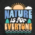 thumbnail image 3 of Instant Message - Earth Day - Nature Is For Everyone - Toddler & Youth Girls Short Sleeve Graphic T-Shirt, 3 of 6