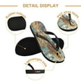 thumbnail image 3 of YAZAOOSummer Flip Flops Creatively Whimsical Canine in Waves Simple Beach Sandals, 3 of 8