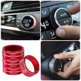 thumbnail image 4 of MOVTOTOP 4pcs Car Air Conditioner Knob Rings Covers AC Knobs Car Interior Button Trim Rings, 4 of 8