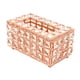 thumbnail image 2 of Cubierta de caja de pañuelos de cristal Rectangular Elegante soporte de pañuelos Bling Servilletero decorativo para r, dormitorio, baño, comedor Oro rosa Soledad soporte de tejido de cristal, 2 of 10