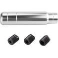 thumbnail image 3 of Aluminum Weighted Manual Shift knobs, Long Stick Shift Knob Gear Shifter Knobs, Car Accessories Lever Cover Head Universal Shifter Knobs with 3 Threaded Adapters (Silver), 3 of 17