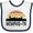 White and Navy, variant on Inktastic Memphis Tennessee Skyline Retro Sunset Boys or Girls Baby Bib