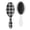 White-433, variant on Rustic Farmhouse Plaid Print Hair Brush, Detangling Cushion Comb for Wet & Dry Hair, Anti-static Paddle Brush for Women, Men, Kids, Gift for Back to School & Travel