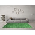 thumbnail image 3 of Ahgly Company Indoor Rectangle Abstract Emerald Green Modern Area Rugs, 3' x 5', 3 of 4