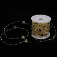 thumbnail image 4 of Cadena De Cuentas De Estrella Puntiaguda De Cinco Metros Dorados ANGGREK 10 metros, 4 of 7