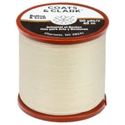 Coats & Clark Button & Craft, Cream, Cotton/Polyester Thread, 50 Yards