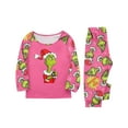 thumbnail image 2 of Grin Christmas Pjs Matching Sets - Family Xmas Hooded Zippered Jumpsuits, Xmas Grin Jammies Sets for Family, Christmas Long Sleeve Onesie Pajamas Sets - Pink, 3Y, 2 of 3