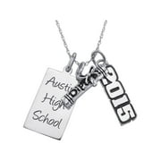 Personalized Women's Class Fashion Pendant, 18 available in Valadium, Sterling Silver