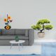 thumbnail image 2 of Soporte de papel higiénico,Porta toallas de papel de encimera,Portarrollos de cocina de pie para toallas de papel,Árbol bonsái artificial,Árbol bonsái artificial para decoración de, 2 of 8